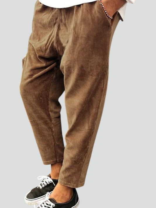 MARIO | Pantaloni a Coste per Comfort e Stile Estivo