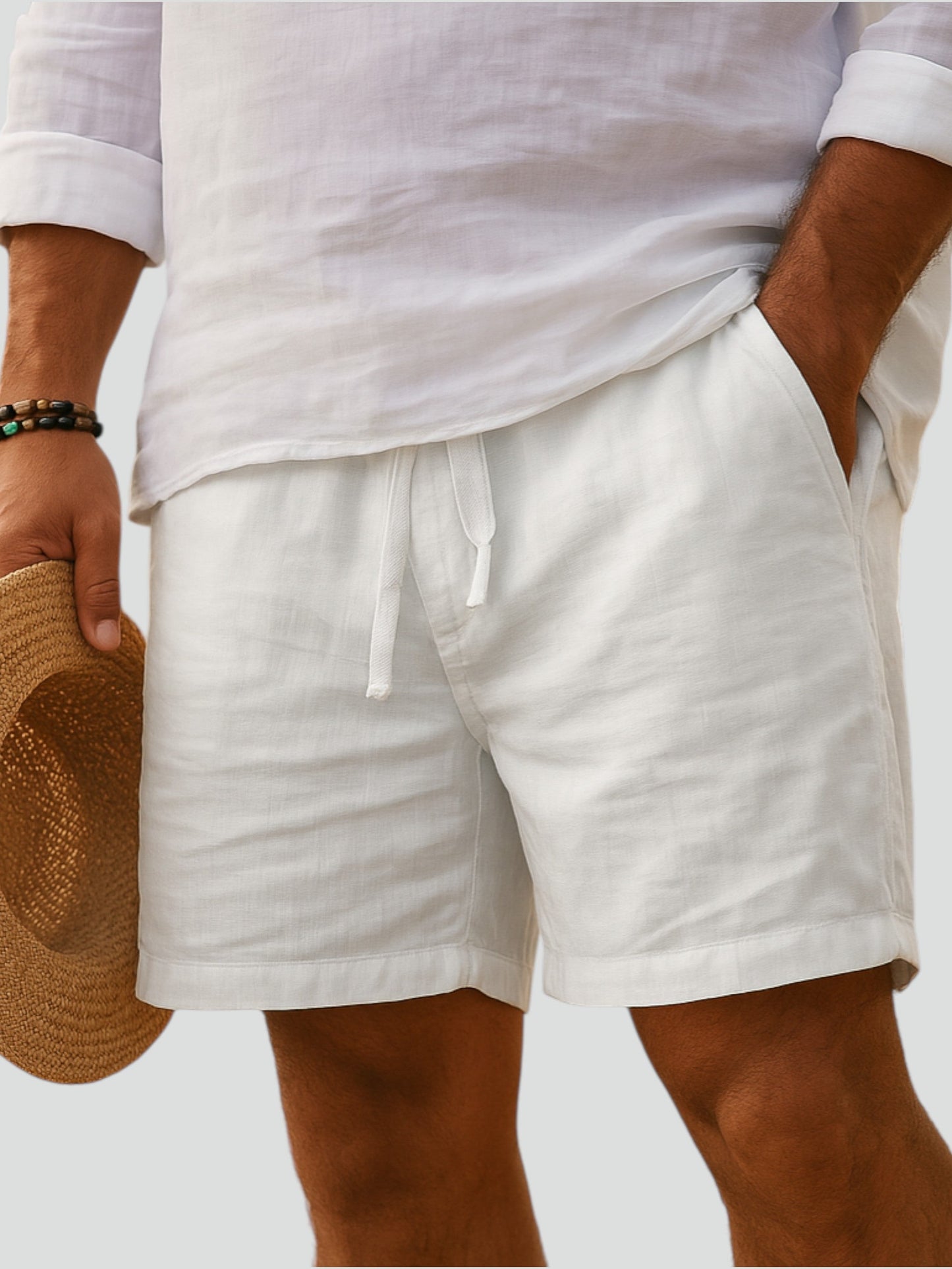 Lorenzo™ | Pantaloni in Cotone e Lino 