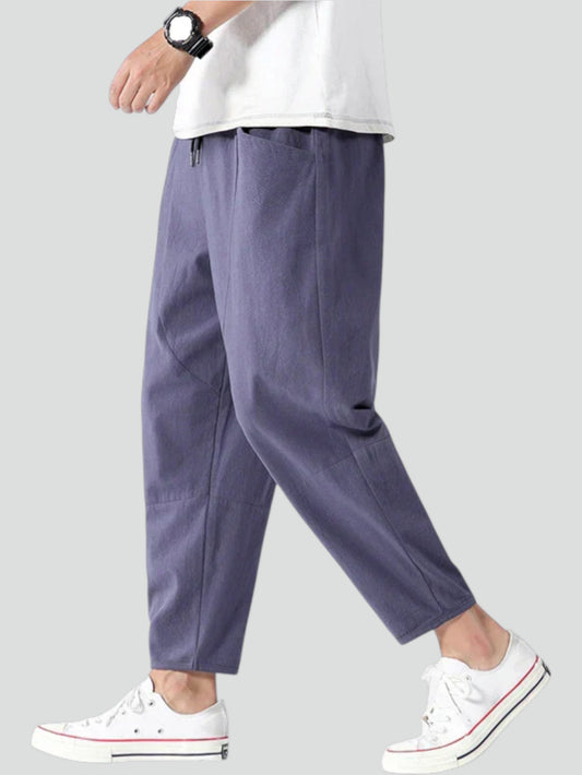 Kyoto – Pantaloni Cropped in Lino