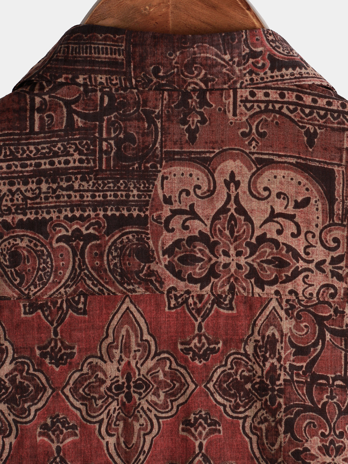 Camicetta da Uomo Retro Vacanze Anni '70 Paisley a Maniche Corte 