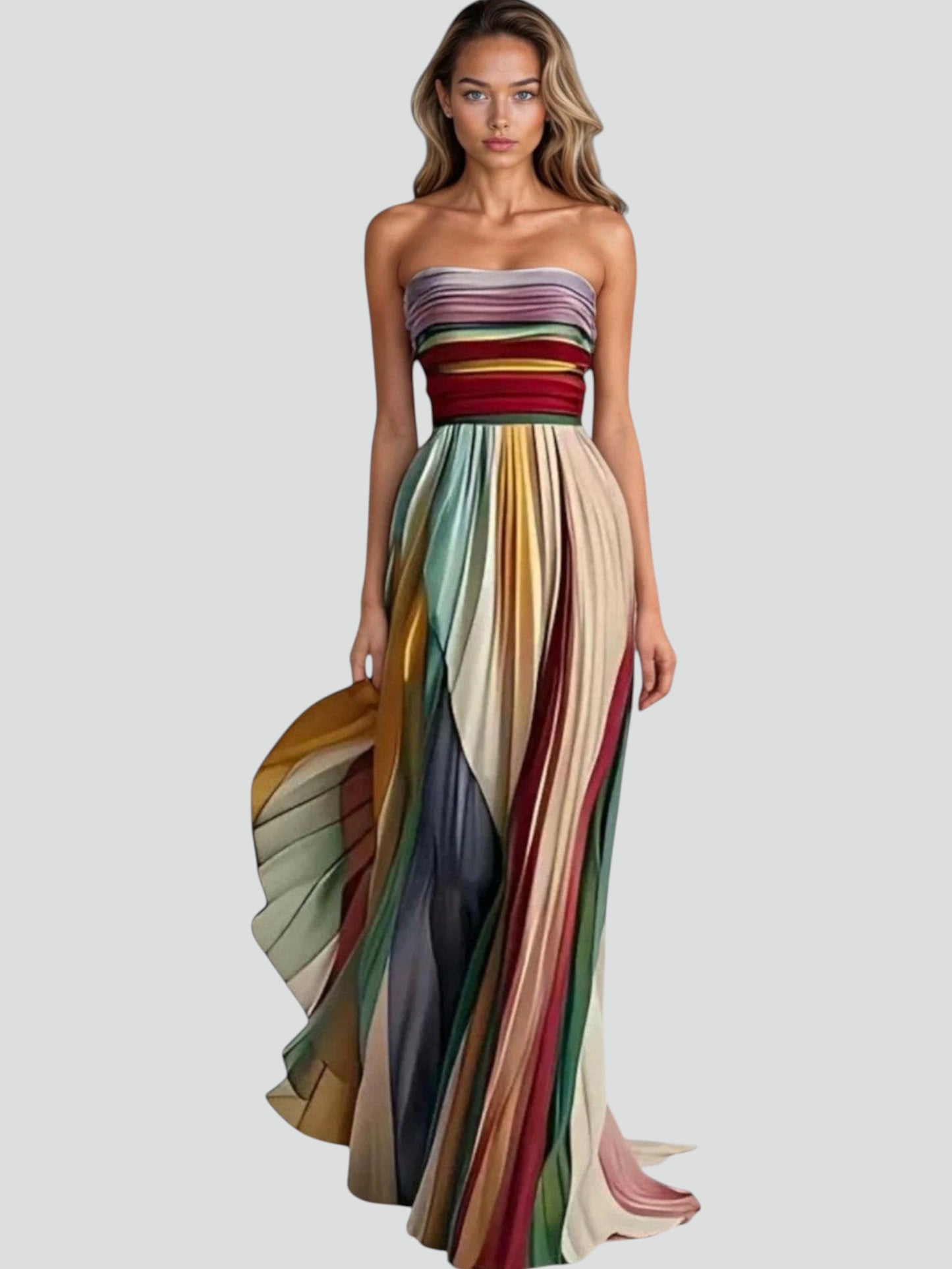 Flora™ | Abito Senza Maniche Colorato 