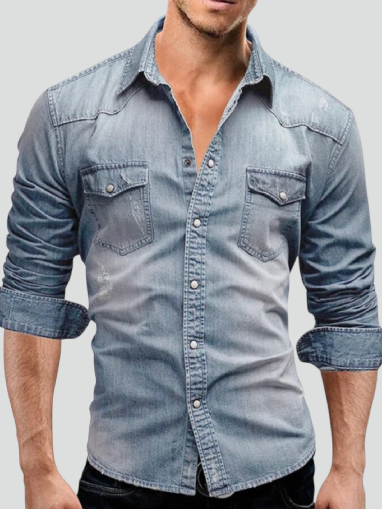 Lex™ | Camicia in Denim Moderna