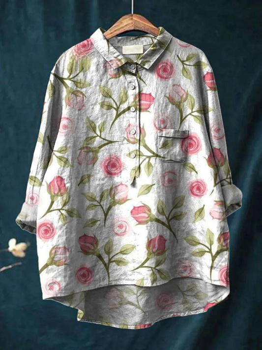 Rosalie | Camicia Giardino Blush